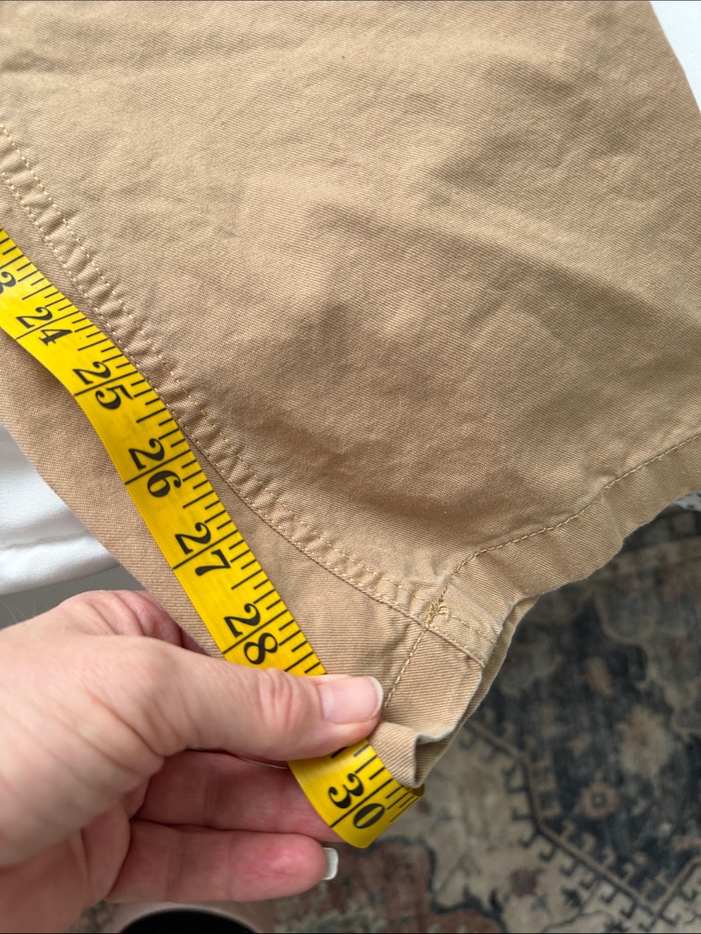Brandy Melville Kim Straight Leg Pant, Dark Khaki - Picture 7 of 11